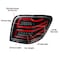 Spec-D Tuning 06-11 Mercedes Benz Ml W164 LED Tail Lights LT-BW16406BKLED-TM - alternate 2